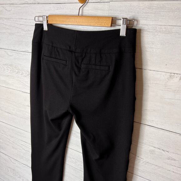 Cabi Pants Womens Size 4 Black Tuxedo Stripe Stretch Knit Ponte Style Pockets - Picture 11 of 15